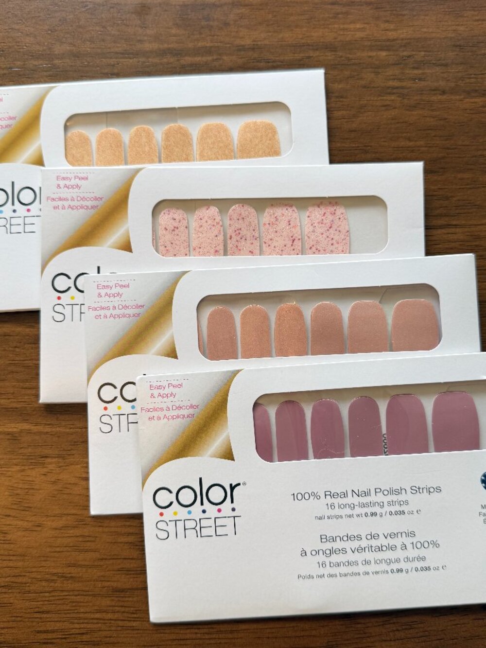 ☀️ Summer Aesthetics Color Street Lot of 4 Pink Warrior Manchester Mauve